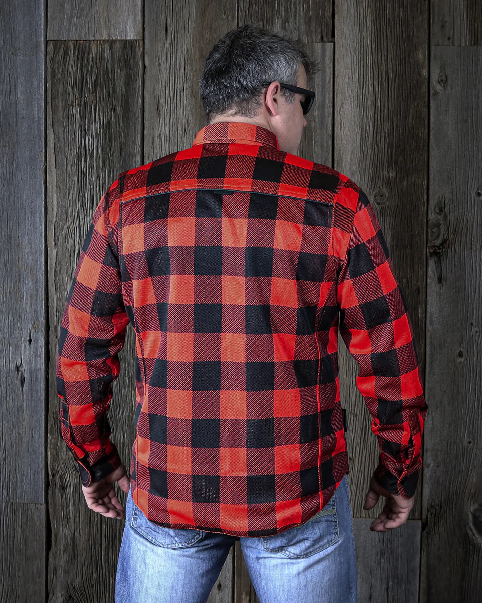 VESTE A CARREAU MESH HELGRADE