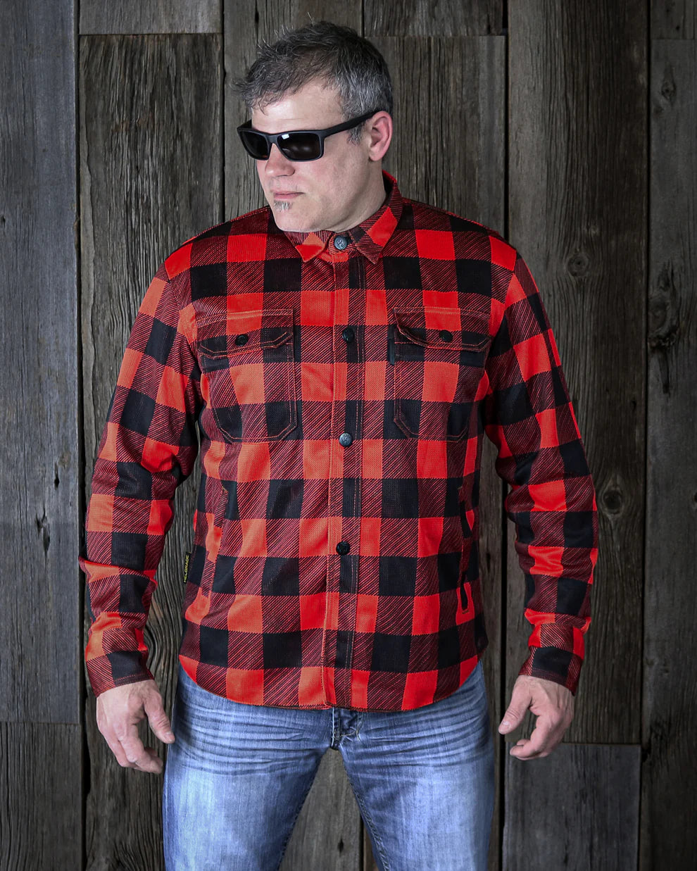 VESTE A CARREAU MESH HELGRADE
