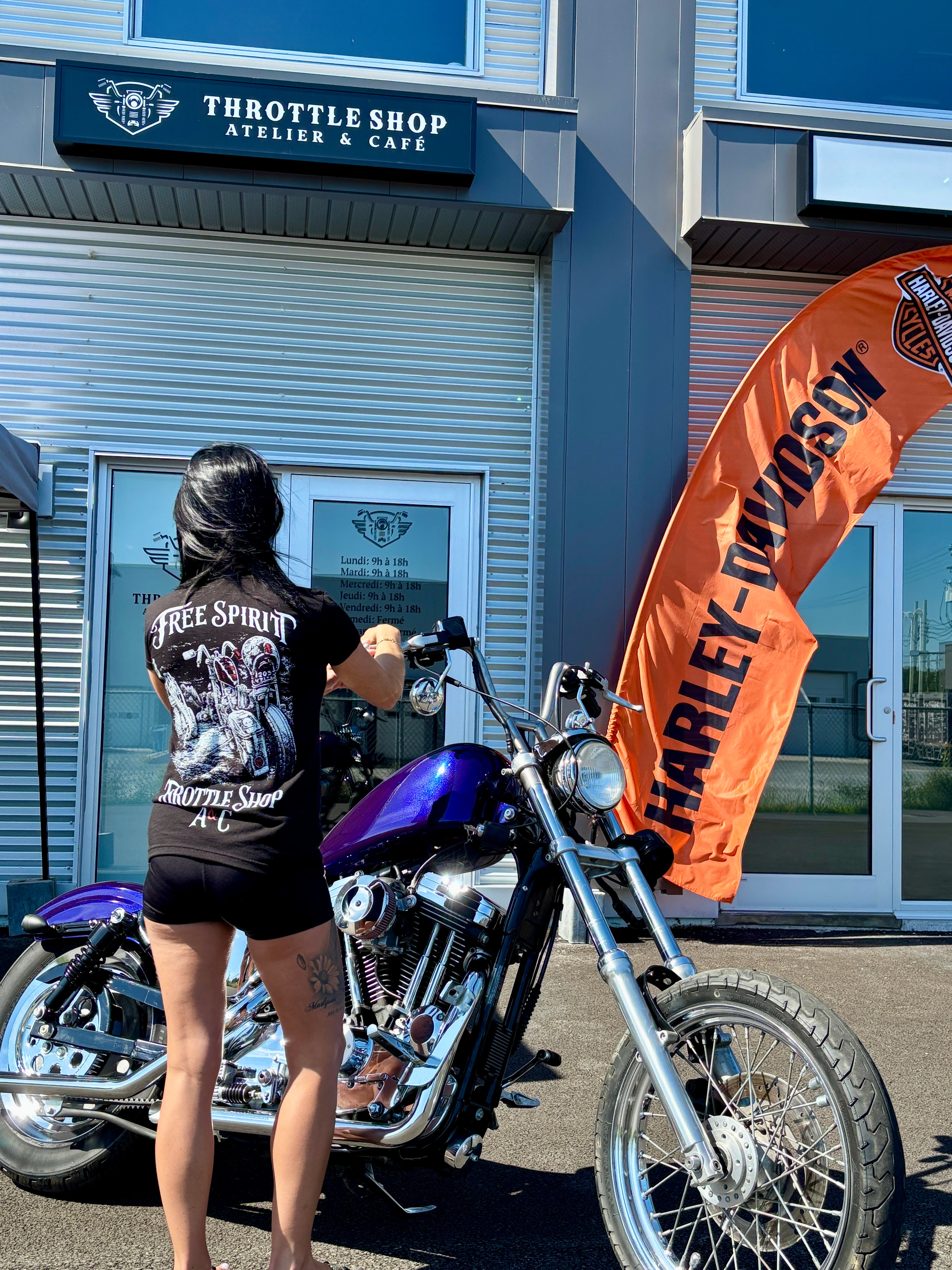 T-shirt à manche courte Throttle Shop