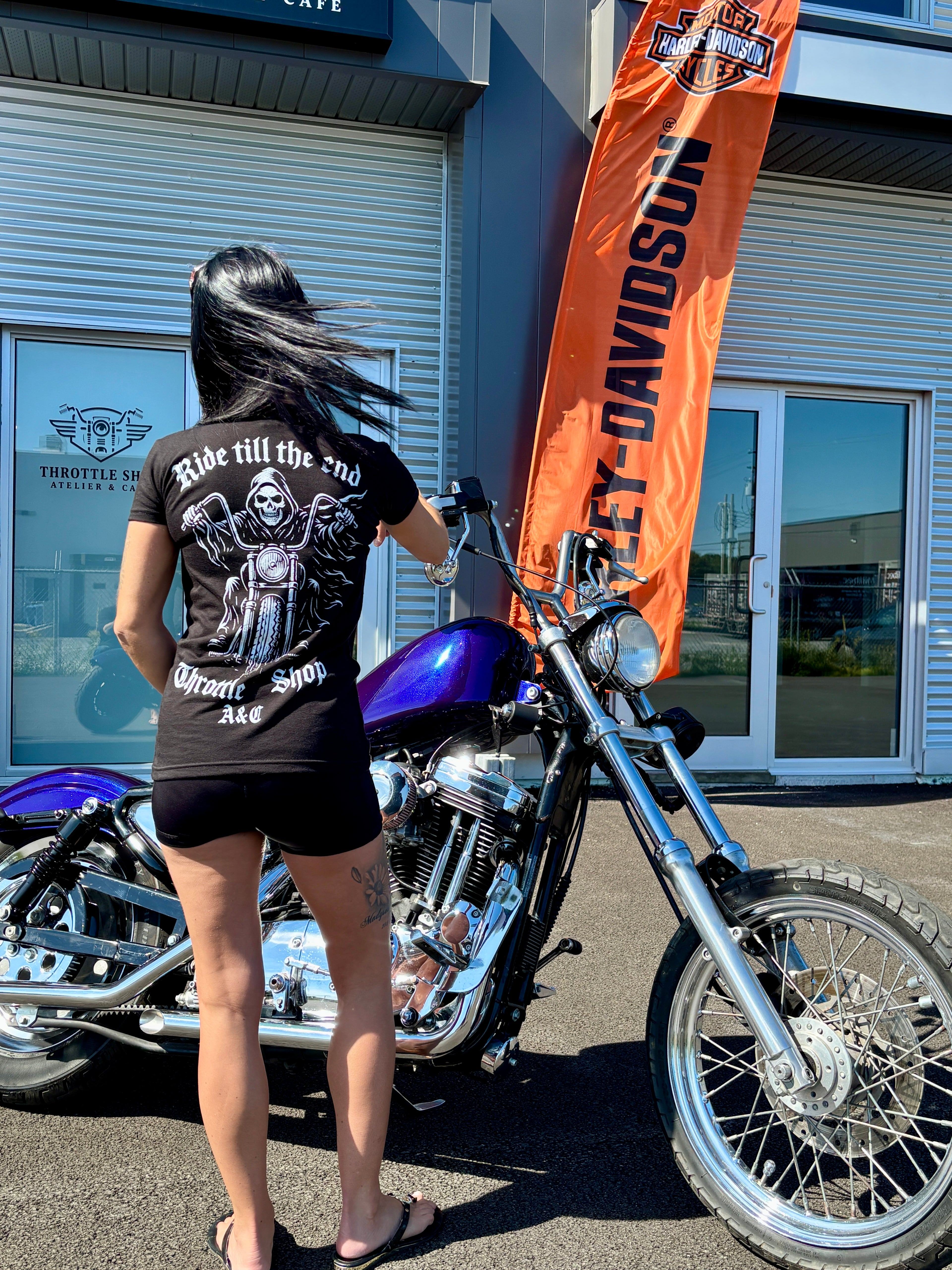 T-shirt à manche courte Throttle Shop