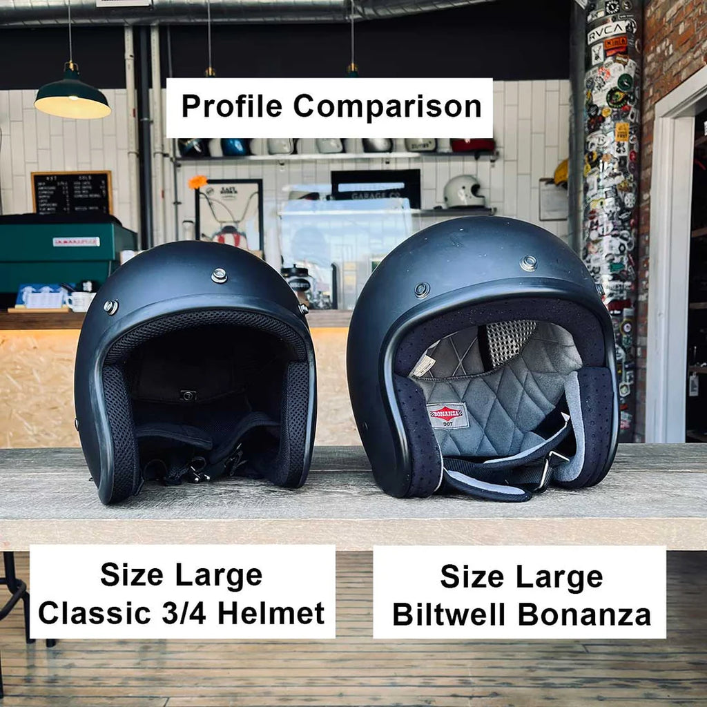 DOT 3/4 CASQUE OUVERT (D-RING)