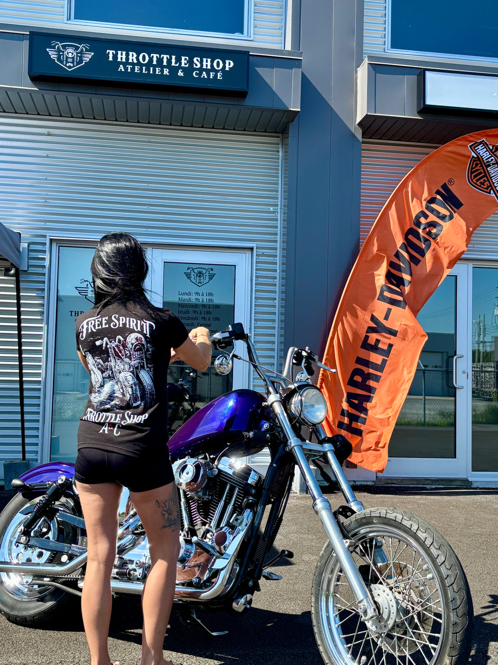 T-shirt à manche courte Throttle Shop