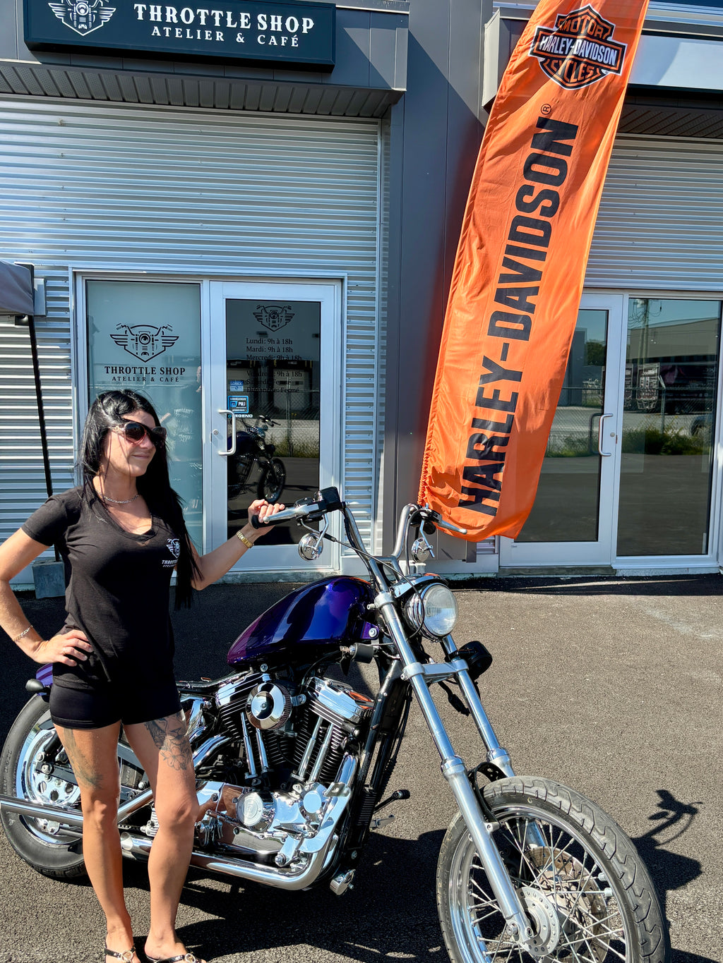T-shirt à manche courte Throttle Shop